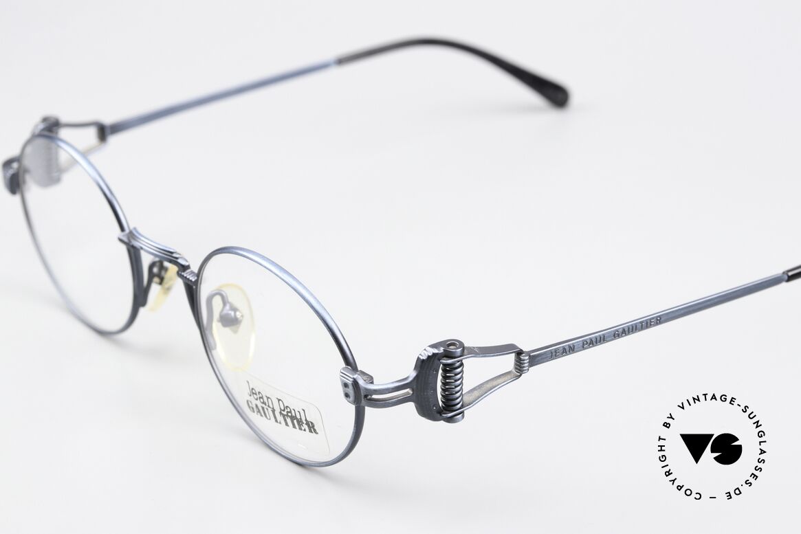 Jean Paul Gaultier 55-5106 Rare Vintage Brille Von 1994, mit orig. DEMO-Gläsern (beliebig verglasbar), Gr. 45/21, Passend für Herren und Damen