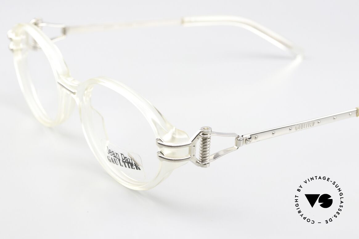 Jean Paul Gaultier 55-5201 Steampunk Brille Von 1996, originell, aufwendig, hochwertig = Gaultier Brillen!, Passend für Herren und Damen