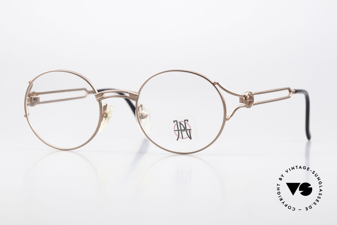 Jean Paul Gaultier 57-6102 Tupac All Eyez On Me Brille, runde vintage Designer-Brille von JEAN P. GAULTIER, Passend für Herren und Damen