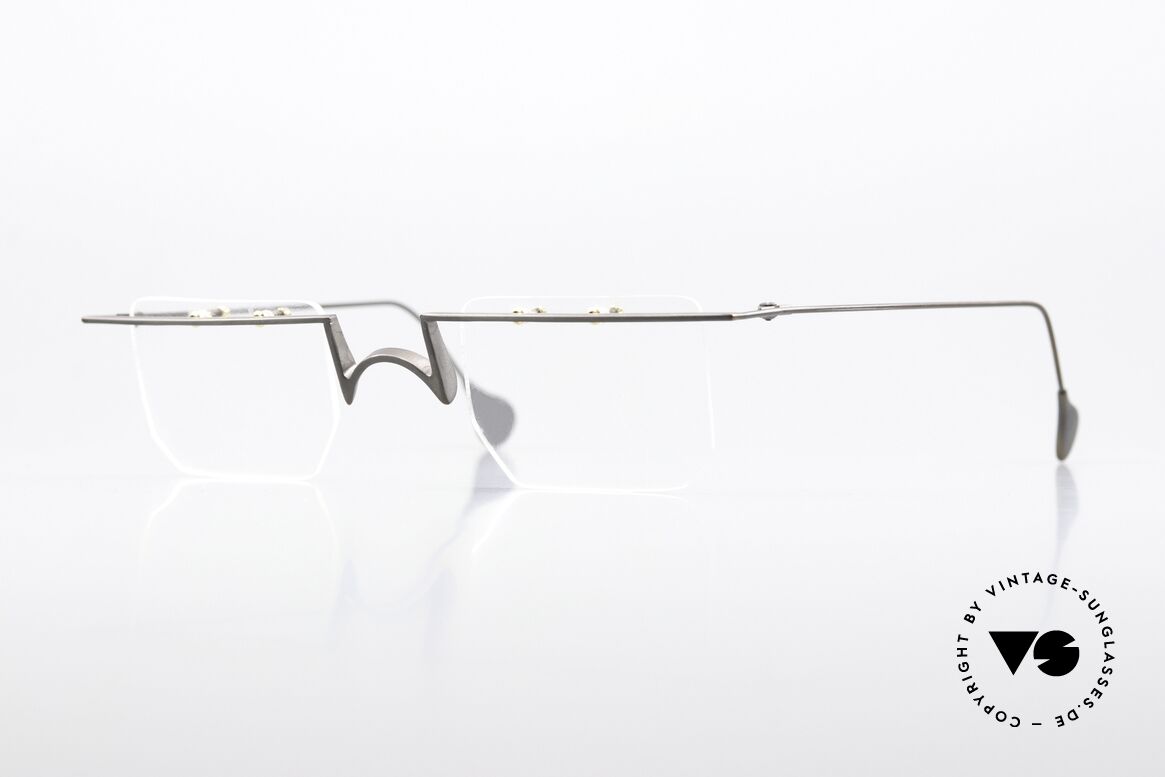 Paul Chiol 2021 Architekten Vintage Brille, vintage Paul Chiol Designer-Brillenfassung der 90er, Passend für Herren und Damen