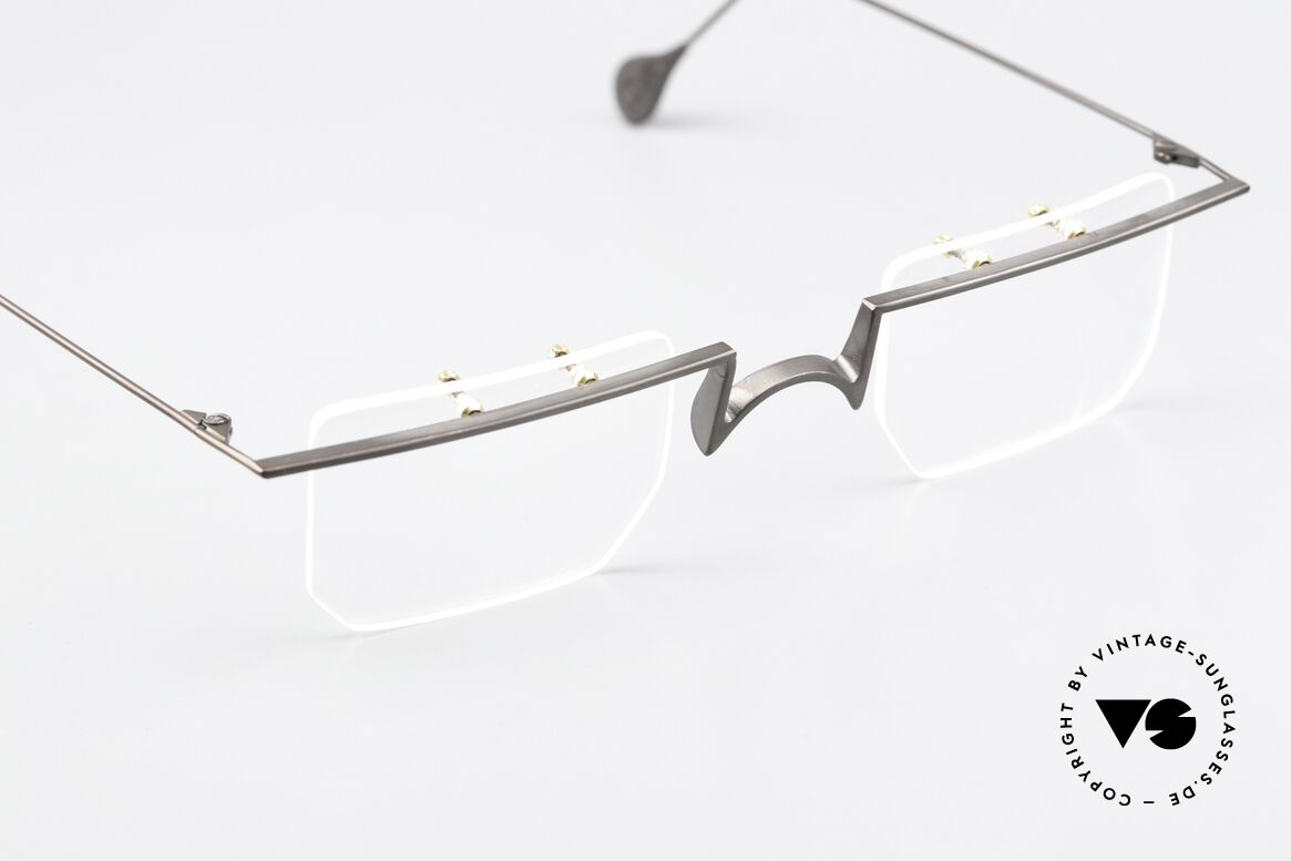 Paul Chiol 2021 Architekten Vintage Brille, ungetragenes Meisterstück mit orig. DEMO-Gläsern, Passend für Herren und Damen