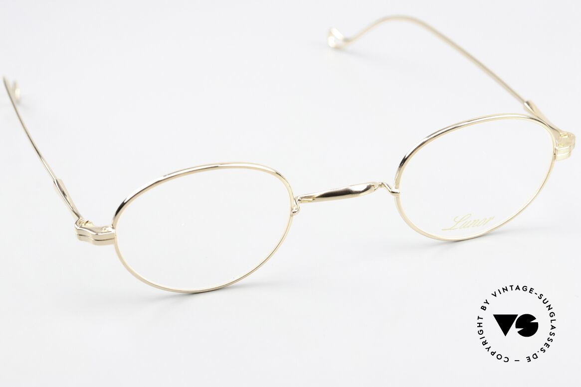 Lunor II 21 Vergoldete Fassung Unisex, altes, ungetragenes LUNOR Original von circa 2009, Passend für Herren und Damen