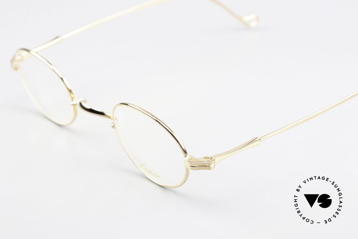 Lunor II 20 Vergoldete Fassung Small, edle Legierung GP = GOLD PLATED (22kt vergoldet), Passend für Herren und Damen