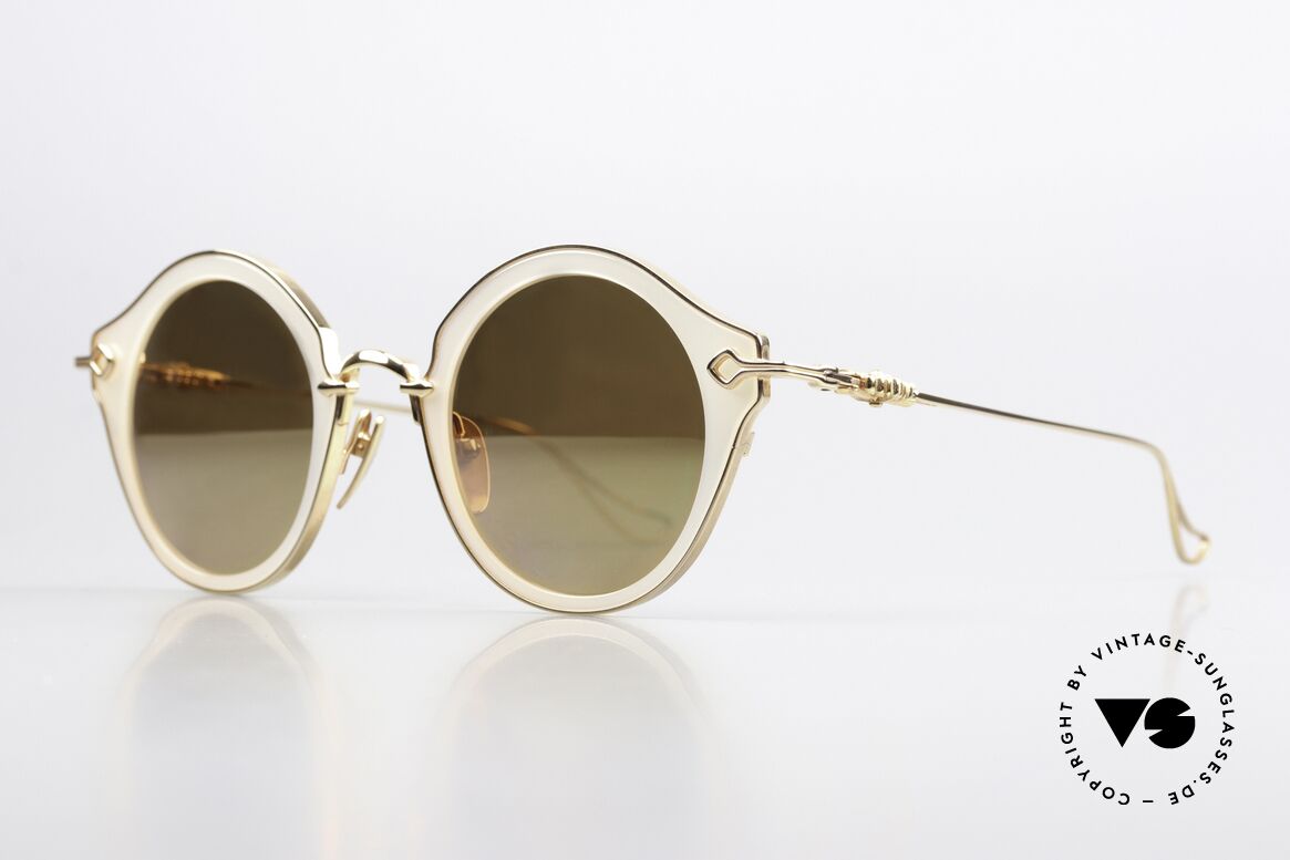 Chrome Hearts Bella Hadid White Pearl Gold Verspiegelt, entsprechend wurde das Modell 'BELLA' benannt!, Passend für Damen