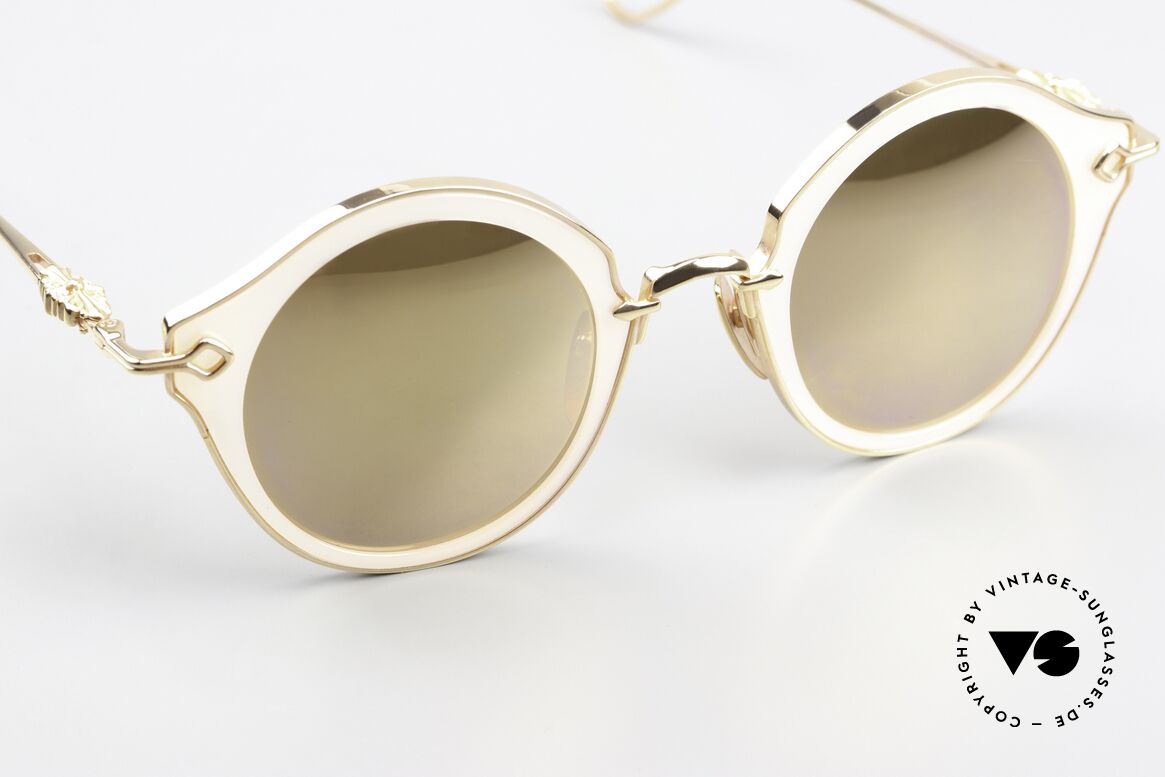 Chrome Hearts Bella Hadid White Pearl Gold Verspiegelt, kombiniert die schönen Dinge Ästhetik & Qualität, Passend für Damen