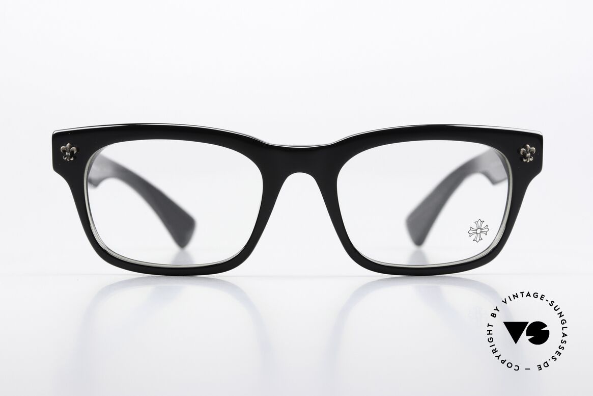 Chrome Hearts Gittin Any 52 Rockstar Brille 52mm Größe, markante Luxus-Herrenbrille in M Größe 52/19-145, Passend für Herren