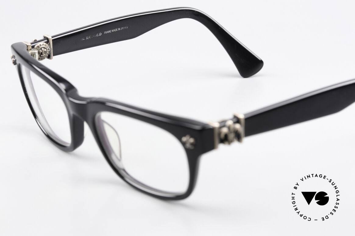 Chrome Hearts Gittin Any 49 Rockstar Brille 49mm Größe, Azetat-Fassung kann natürlich beliebig verglast werden, Passend für Herren