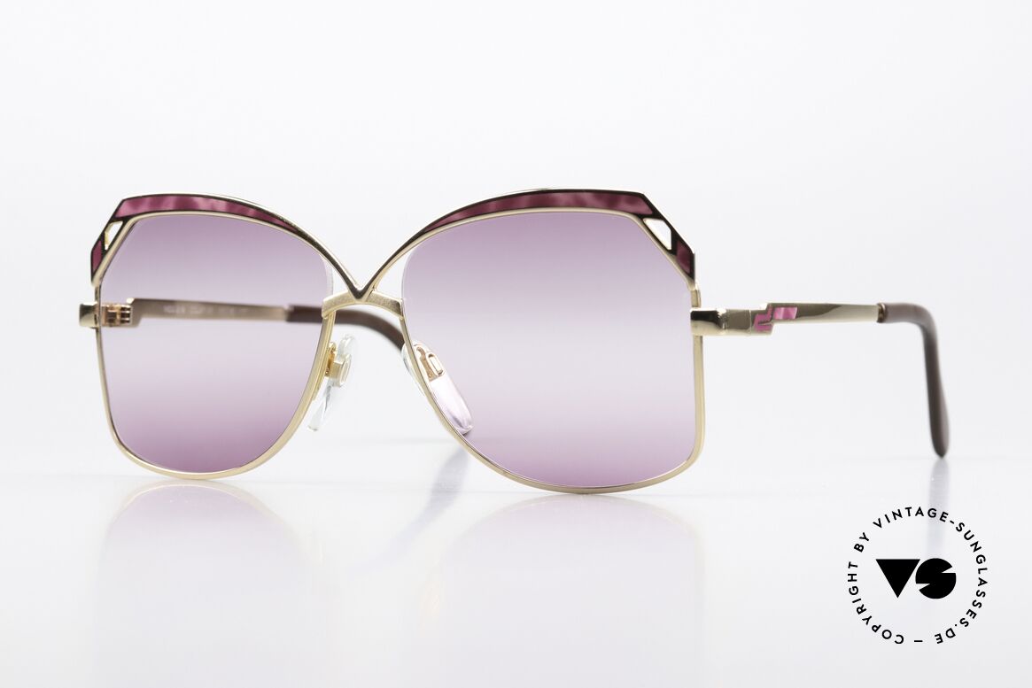 Cazal 219 Echt 80s Damen Sonnenbrille, vintage Designerbrille aus dem Hause CaZal, Passend für Damen
