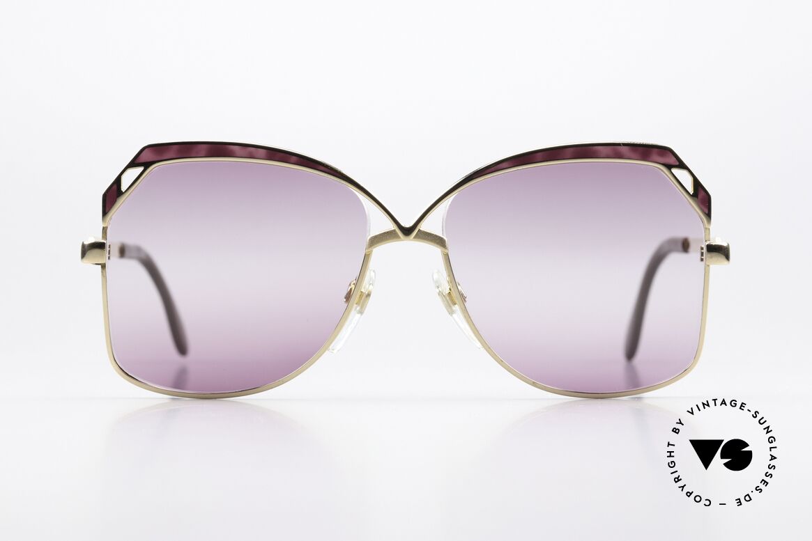 Cazal 219 Echt 80s Damen Sonnenbrille, eines der frühen Modelle von CAri ZALloni, Passend für Damen