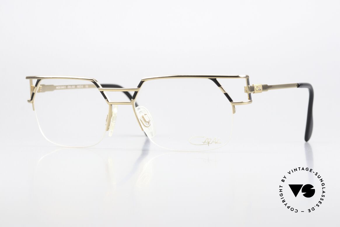 Cazal 248/3 Original 90er No Retro Brille, markante Cazal Designerbrille der frühen 90er Jahre, Passend für Herren und Damen