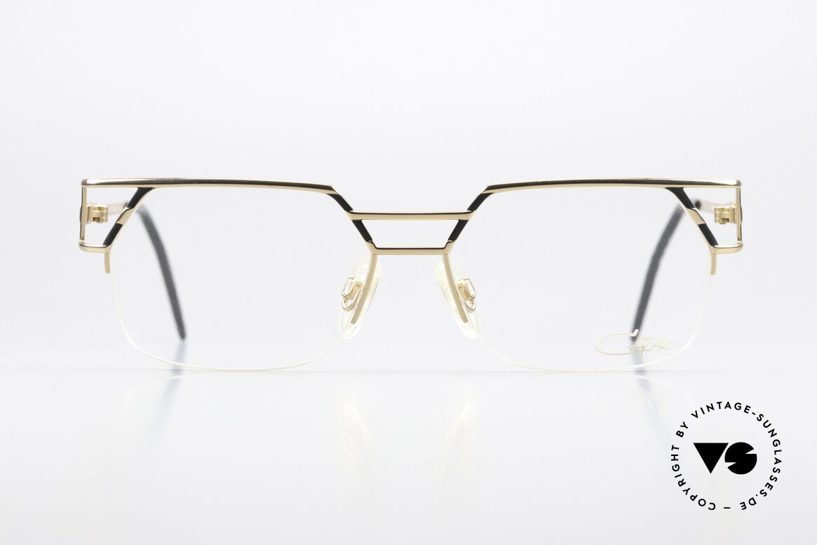 Cazal 248/3 Original 90er No Retro Brille, halb rahmenlos in TOP-Qualität (made in Germany), Passend für Herren und Damen