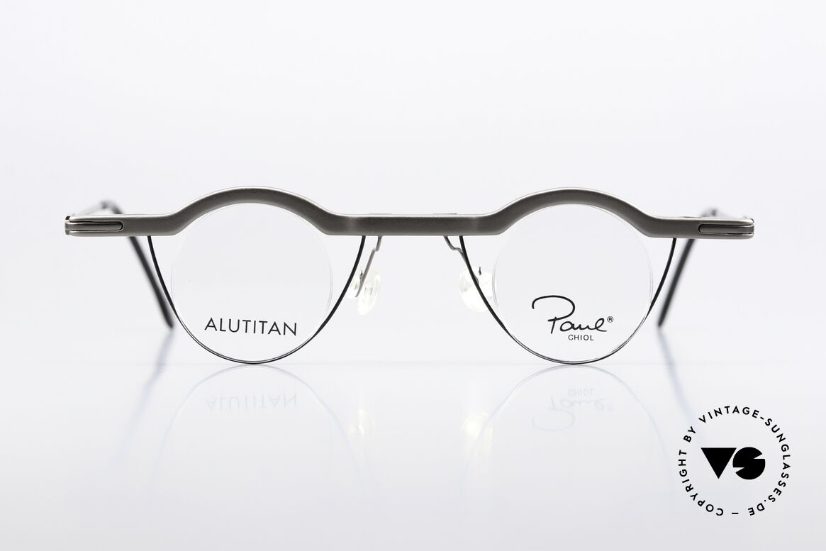 Paul Chiol 2019 Rare Bauhaus Brille Titanium, ein Synonym für anspruchsvolle rahmenlose Brillen, Passend für Herren und Damen