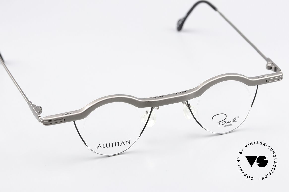 Paul Chiol 2019 Rare Bauhaus Brille Titanium, ungetragenes Meisterstück mit orig. DEMO-Gläsern, Passend für Herren und Damen