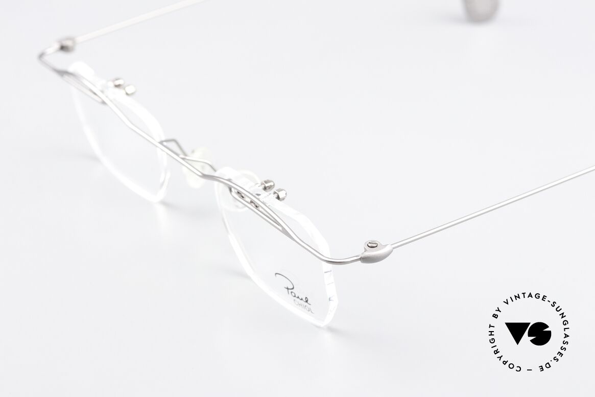 Paul Chiol 02 Randlosbrille Mit Oberbalken, ungetragenes, filigranes Meisterstück; echt unique!, Passend für Herren und Damen
