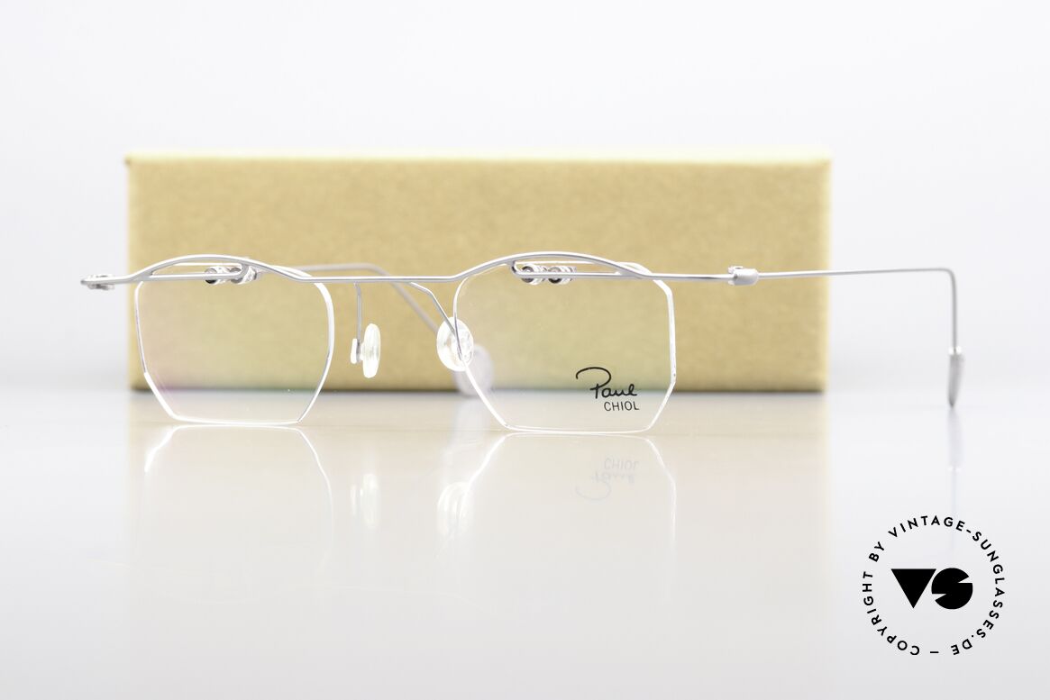 Paul Chiol 02 Randlosbrille Mit Oberbalken, Größe: medium, Passend für Herren und Damen