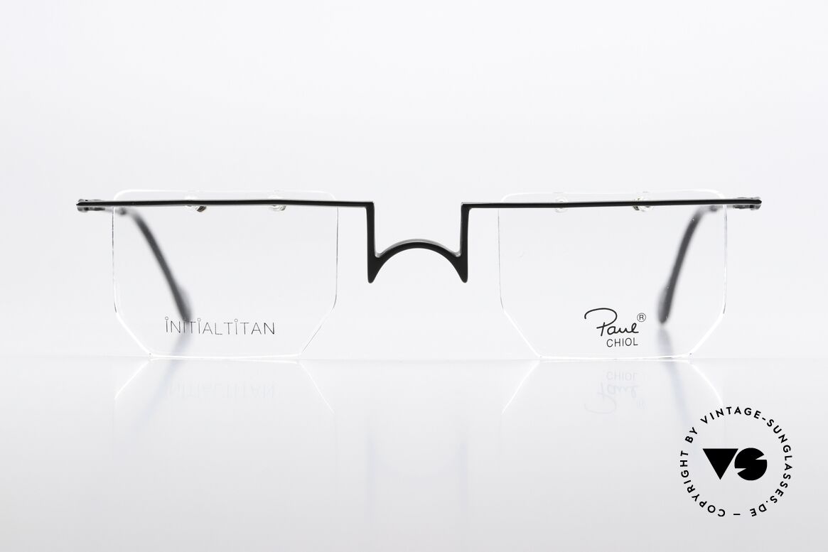 Paul Chiol 2021 Architekten Brille Eckig, die Kleinstserie wurde von 1998 bis 2005 produziert, Passend für Herren und Damen