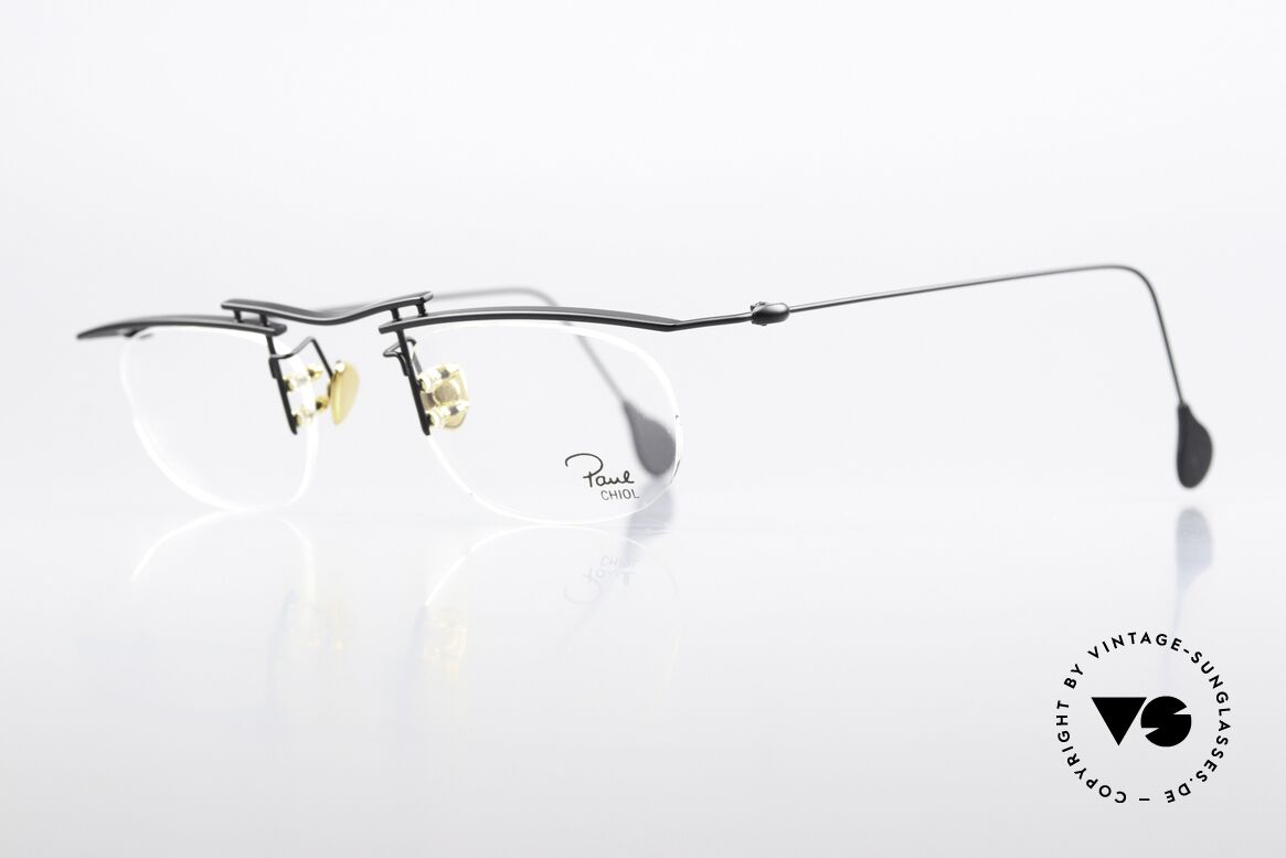 Paul Chiol 10 Kunst Und Handwerk Brille, eckiger Rahmen im Bauhaus Stil (Kunst & Handwerk), Passend für Herren und Damen