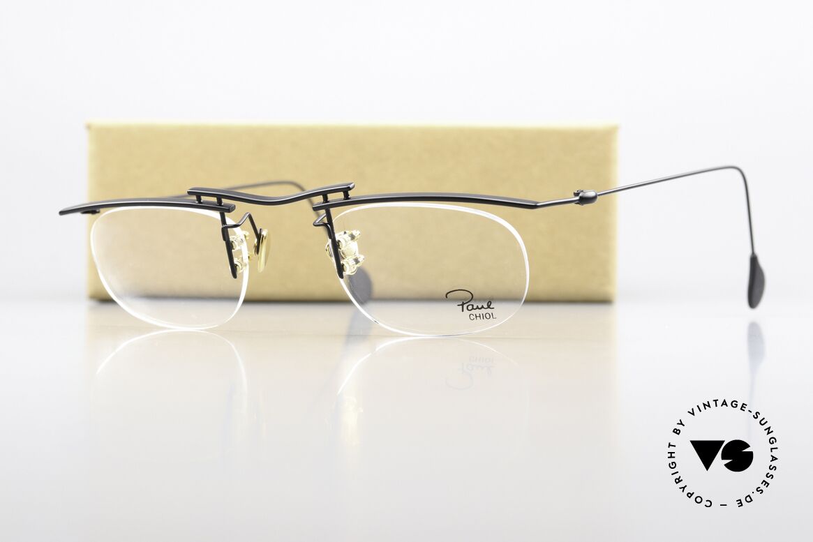 Paul Chiol 10 Kunst Und Handwerk Brille, die Fassung ist beliebig verglasbar (sogar Gleitsicht), Passend für Herren und Damen