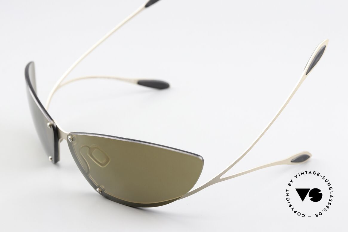 Parasite Loa Matrix Sonnenbrille Morpheus, das Modell LOA ist von 2005 (ungetragen und mit Etui), Passend für Herren und Damen