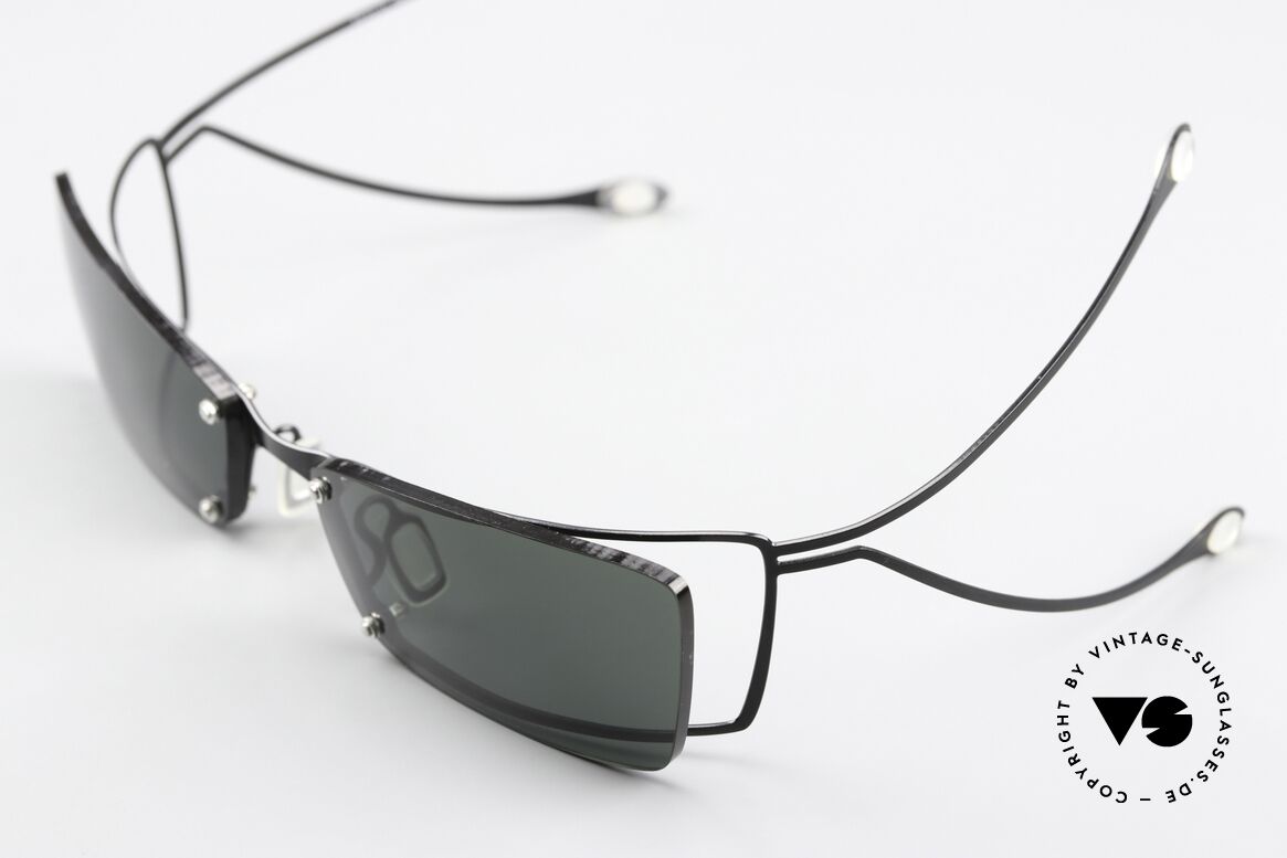 Parasite Hybride 3 Eye-Catcher Sonnenbrille, das Modell Hybride ist von 2005 (ungetragen & mit Etui), Passend für Herren und Damen