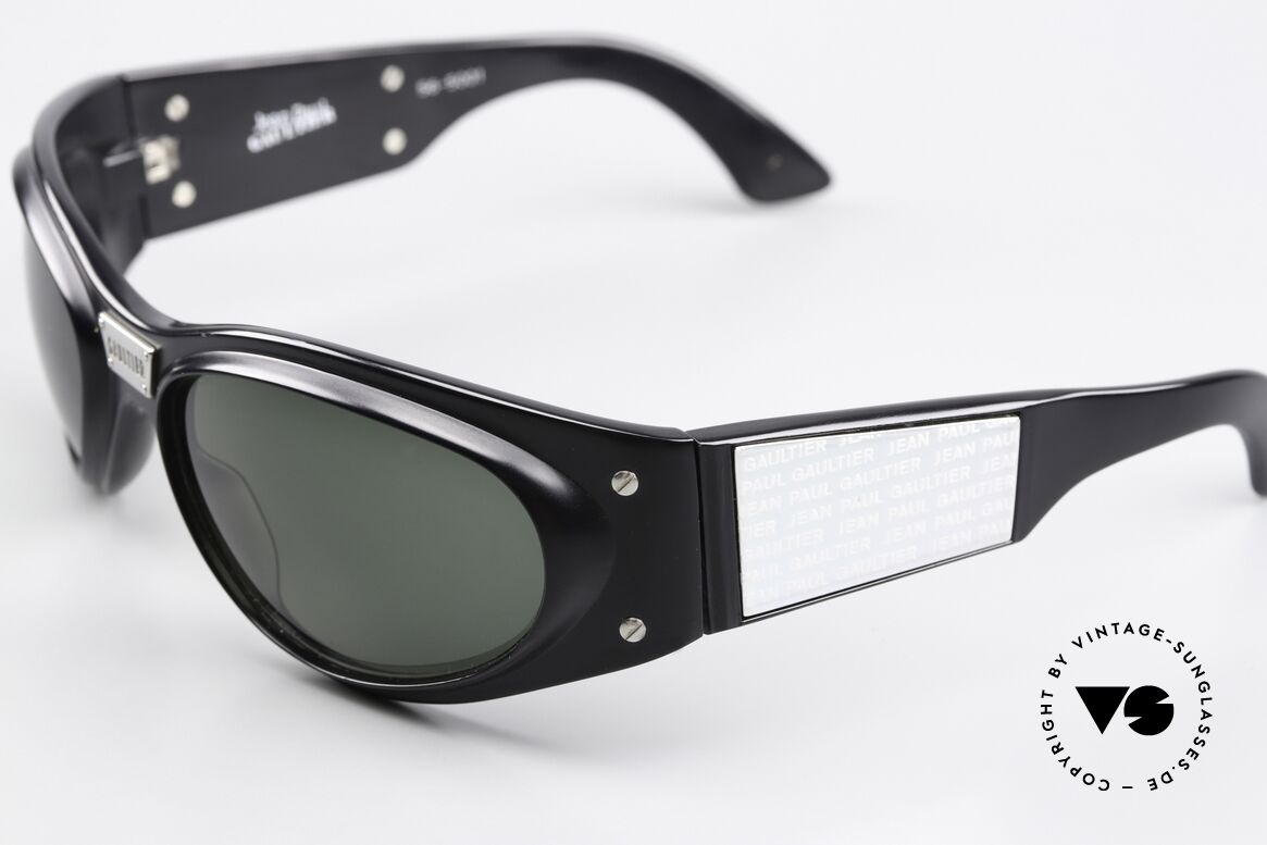 Jean Paul Gaultier 56-5001 Wrap Steampunk Sonnenbrille, limitiertes Designer Modell im "STEAMPUNK" Style, Passend für Herren