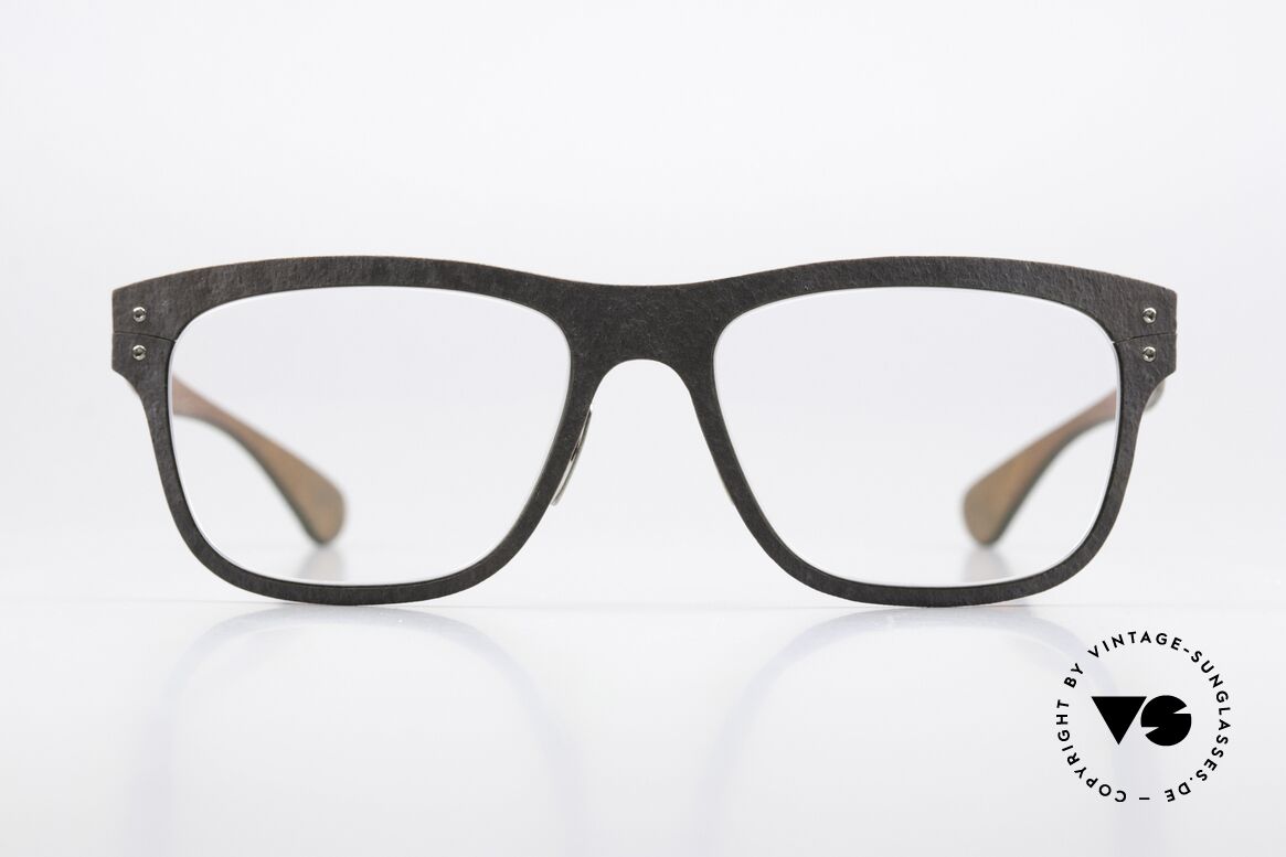 Lucas de Stael Stratus Thin 10 Luxusbrille Mit Lederüberzug, eine klassische Designerbrille; handmade in France, Passend für Herren