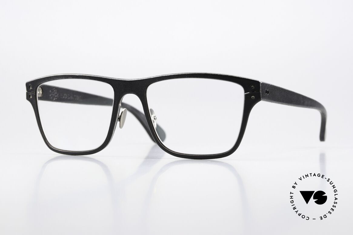 Lucas de Stael Minotaure MR 01 Leder Naturbrille Herren, LUCAS de STAËL, Minotaure MR01, Gr. 54/20, col 18, Passend für Herren