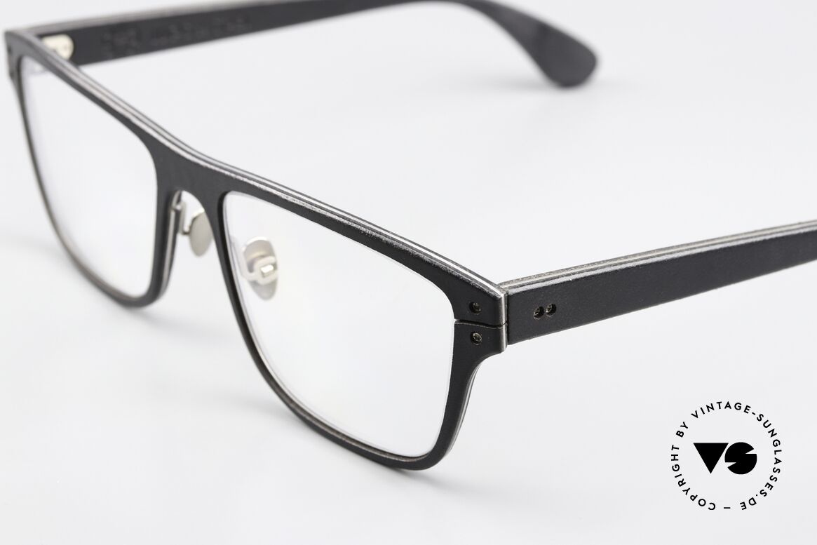 Lucas de Stael Minotaure MR 01 Leder Naturbrille Herren, Minotaure Collection mit adjustierbaren Nasenstegen, Passend für Herren