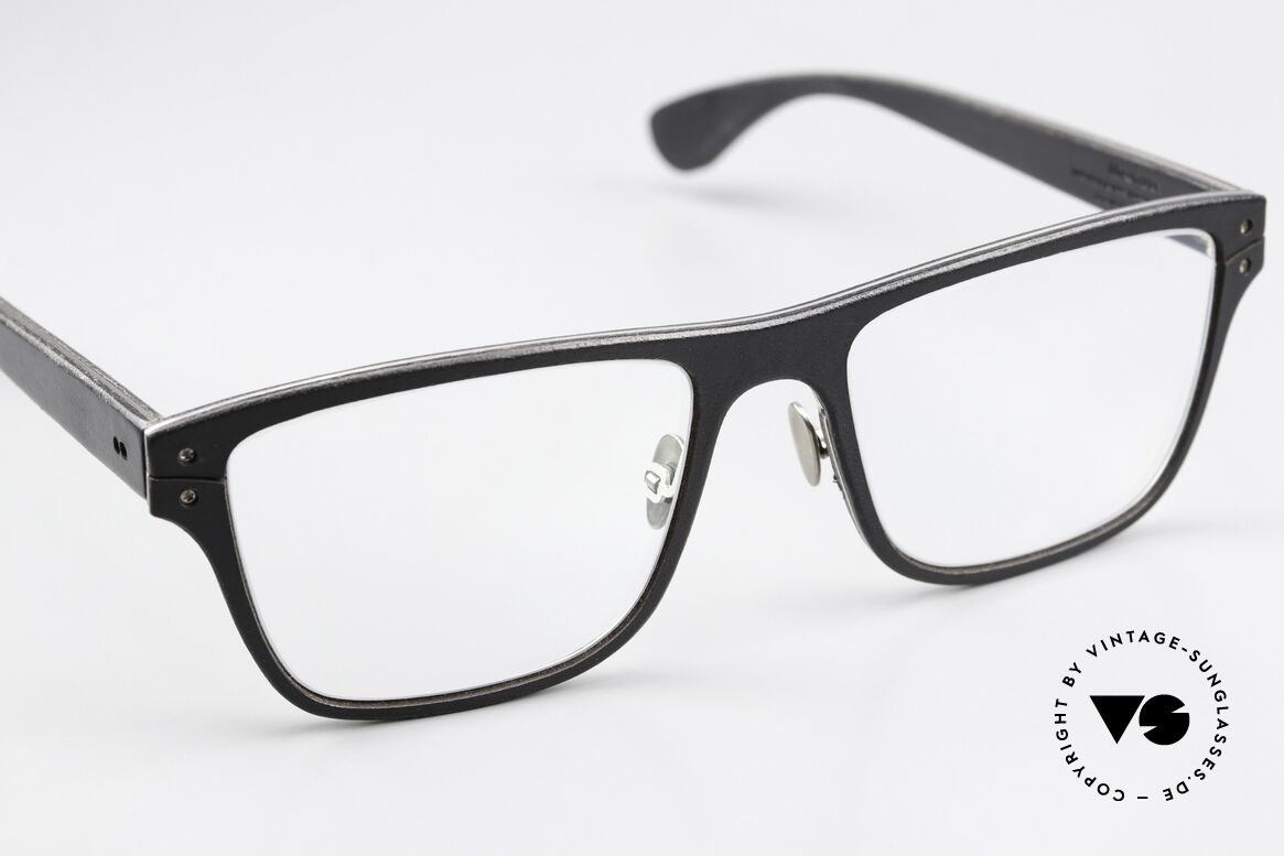 Lucas de Stael Minotaure MR 01 Leder Naturbrille Herren, ungetragen von 2017; Lieferung in einem de Staël Etui, Passend für Herren
