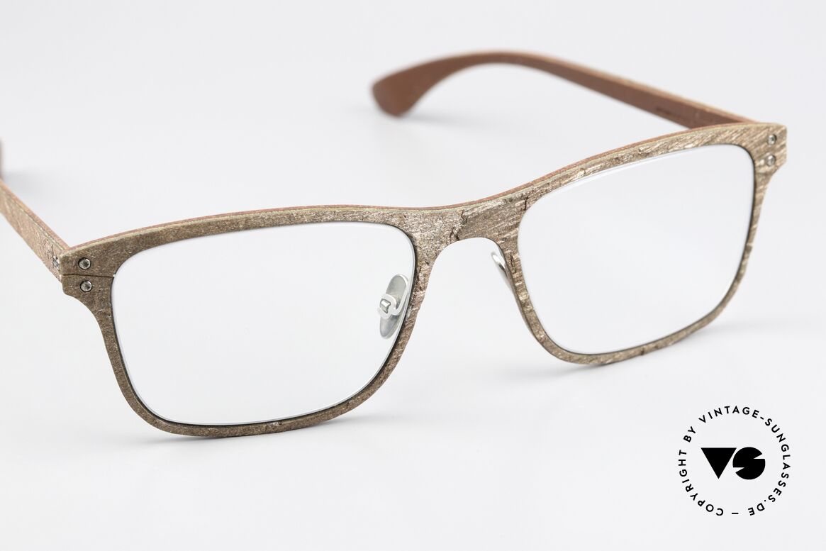 Lucas de Stael Stratus Thin 02 Copper Granite Leder Braun, ungetragen von 2017; Lieferung in einem de Staël Etui, Passend für Herren