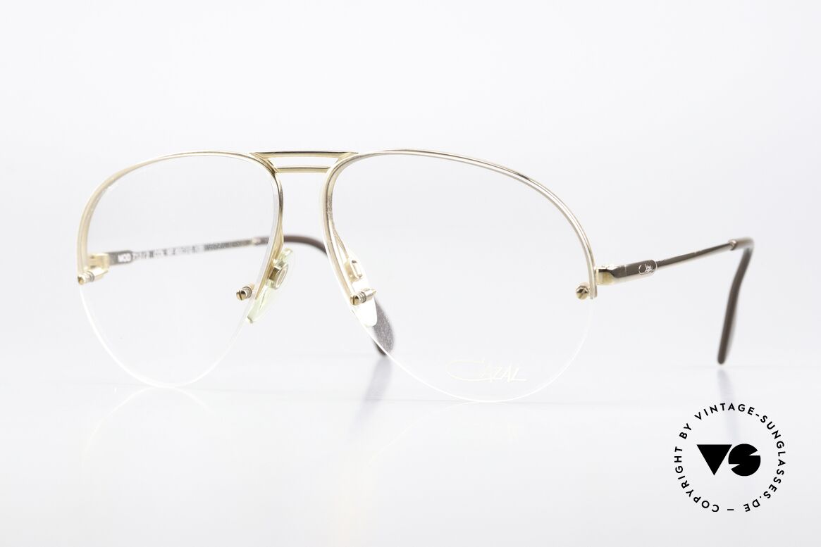 Cazal 715 80er Designer Brille Herren, 80er CAZAL Modell 712/2, col. 97, Größe 63/12, 135, Passend für Herren