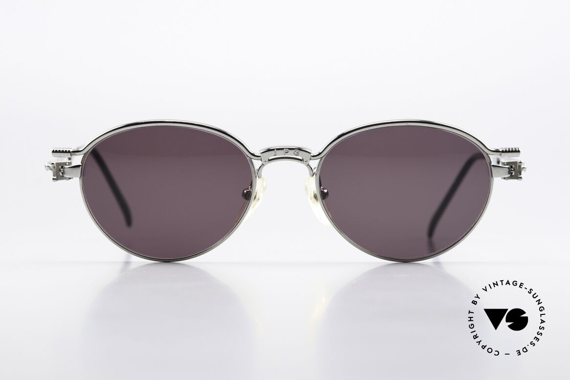 Jean Paul Gaultier 56-4172 Unisex Designerbrille 1992, Designerstück mit 'JPG'-Logo auf der Brücke / Steg, Passend für Herren und Damen