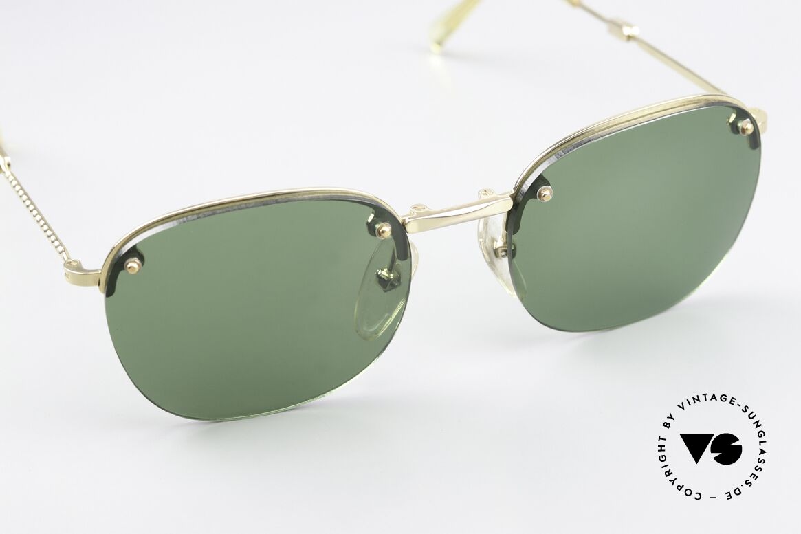 Jean Paul Gaultier 58-0171 Faltbare Sonnenbrille 90er, ungetragen; wie alle unsere vintage Gaultier Brillen, Passend für Herren und Damen