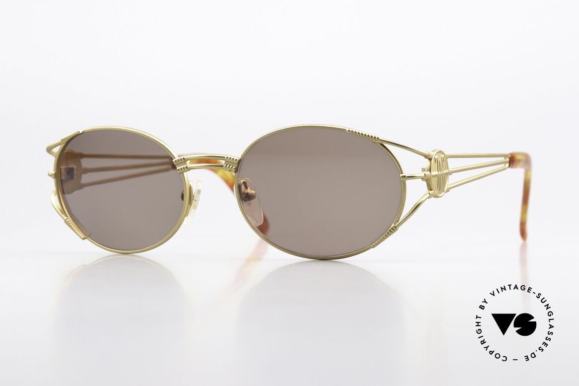 Jean Paul Gaultier 58-5106 Steampunk Sonnenbrille 1997, hochwertiges & kreatives Jean Paul Gaultier Design, Passend für Herren und Damen