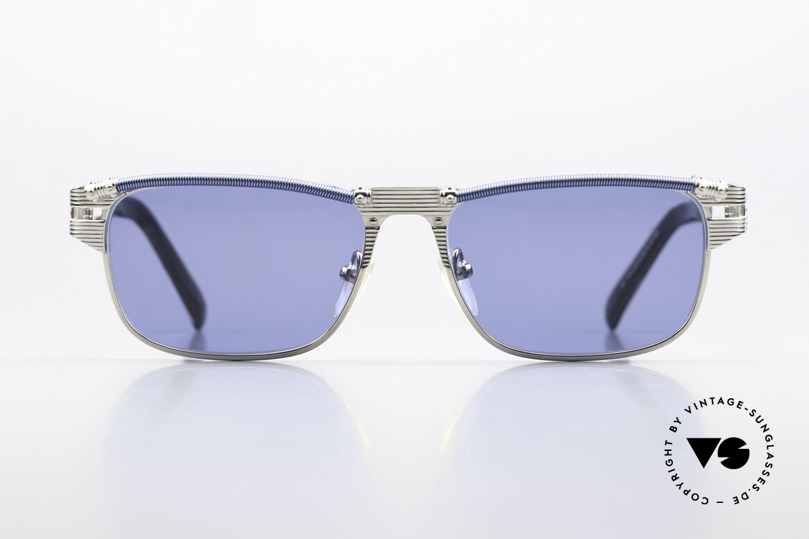 Jean Paul Gaultier 56-5109 Industrial Sonnenbrille Eckig, großartiges, mechanisches Design ('Industrial Stil'), Passend für Herren