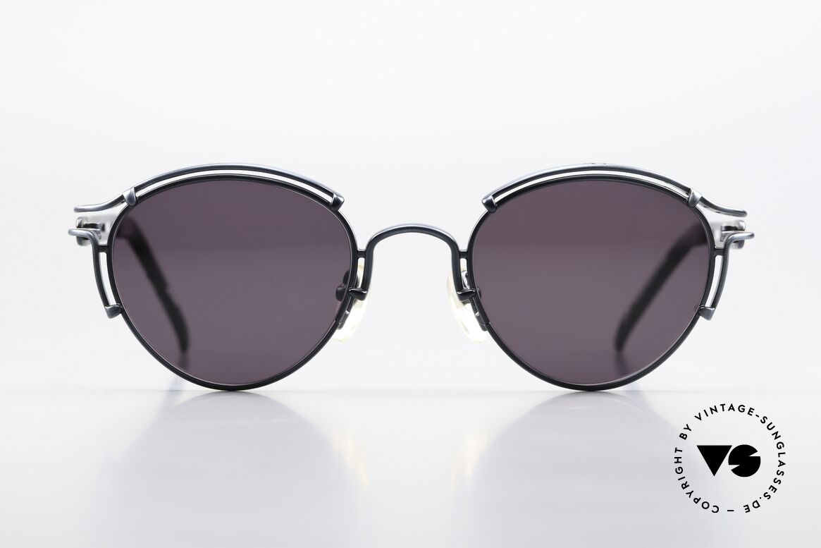 Jean Paul Gaultier 56-5102 Rare Celebrity Sonnenbrille, tolle Designersonnenbrille mit vielen besonderen Details, Passend für Herren und Damen