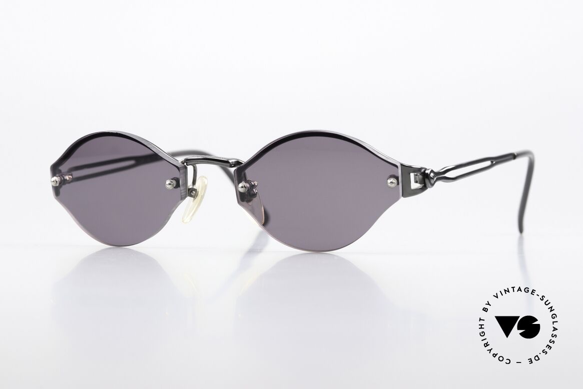Jean Paul Gaultier 56-7111 Randlose Sonnenbrille 90er, 90er  Jean Paul Gaultier vintage Designer-Sonnenbrille, Passend für Herren und Damen