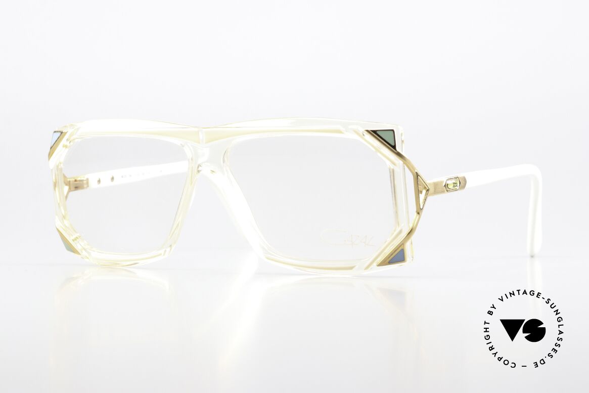 Cazal 184 Original 80er Hip Hop Brille, markante Cazal vintage Designerbrille aus den 80ern, Passend für Herren und Damen