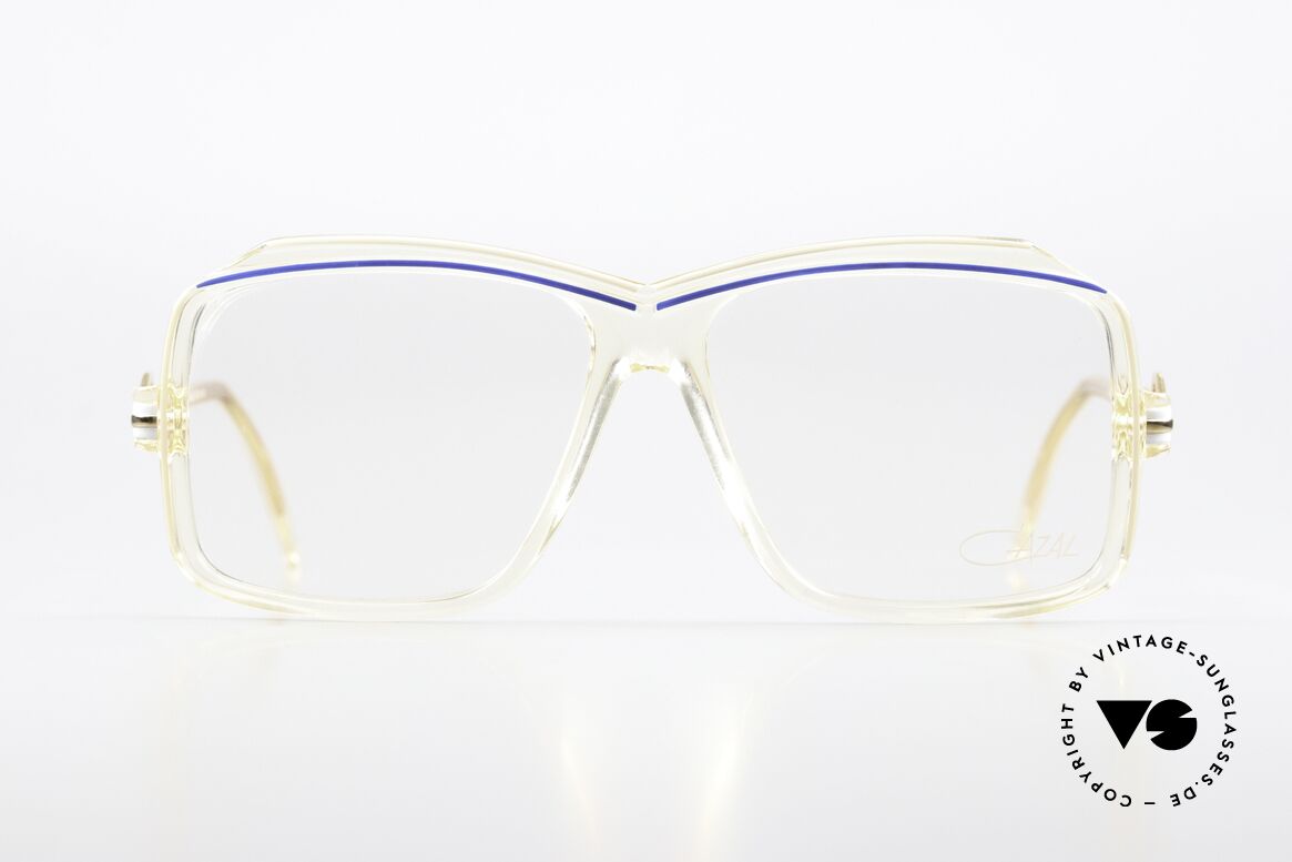 Cazal 164 West Germany Brille 1984, massiver Rahmen & markante Bügel (HipHop Style), Passend für Herren und Damen