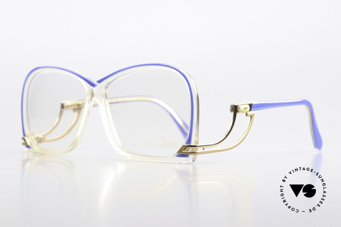 Cazal 174 Hingucker Brille Damen 80er, prachtvolles Designerstück und echter Hingucker, Passend für Damen