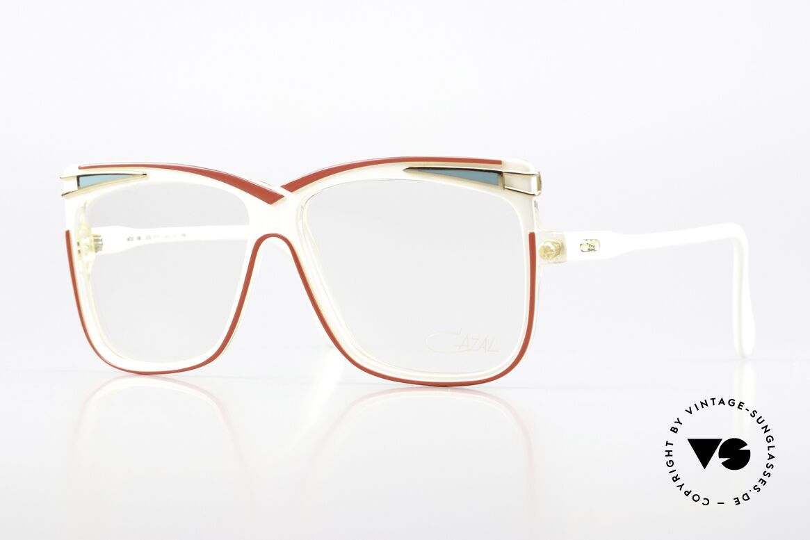 Cazal 168 1980er Brille Eye-Catcher, ausgefallenes CAri ZALloni (CaZal) Design von 1988, Passend für Damen