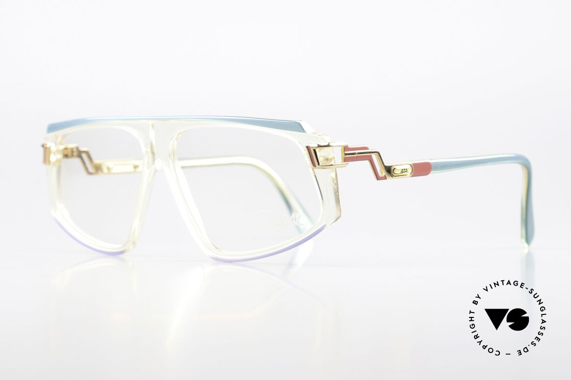 Cazal 170 Alte Brille West Germany 80s, außergewöhnliche Form- und Farbgestaltung, Passend für Damen