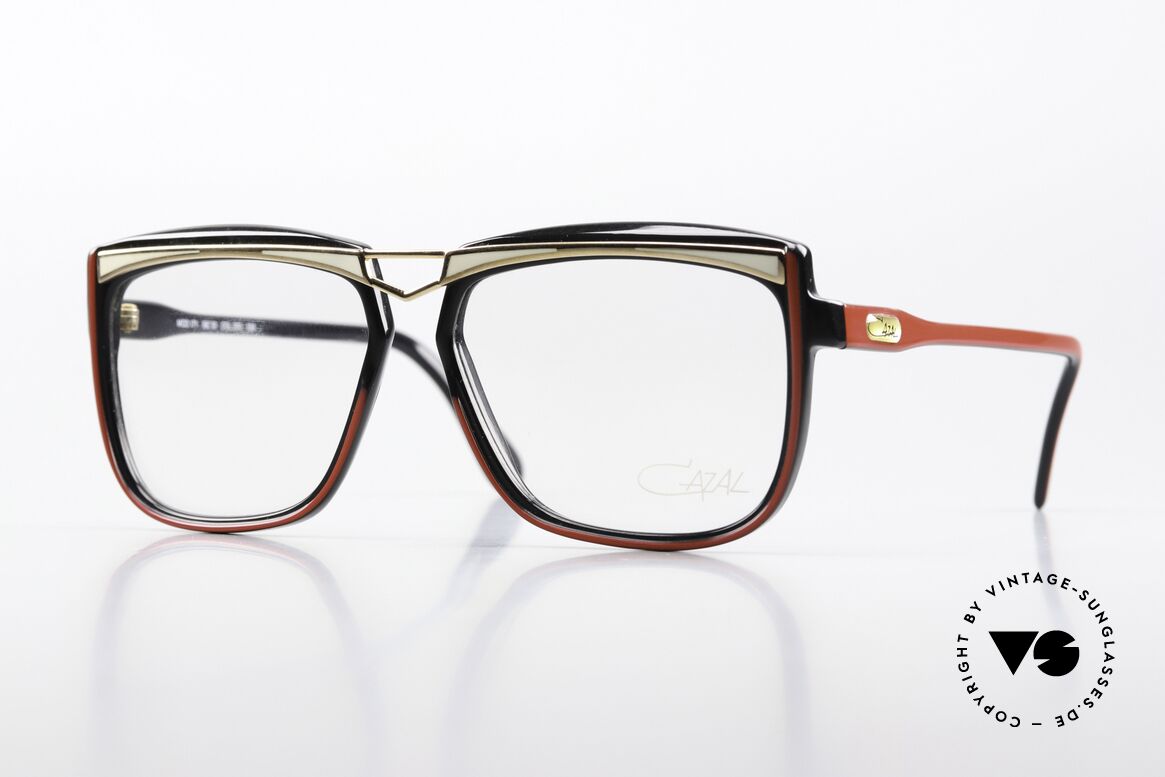 Cazal 171 80er HipHop Vintage Brille, seltene 1980er Jahre Cazal-Designer Hip-Hop Brille, Passend für Herren und Damen