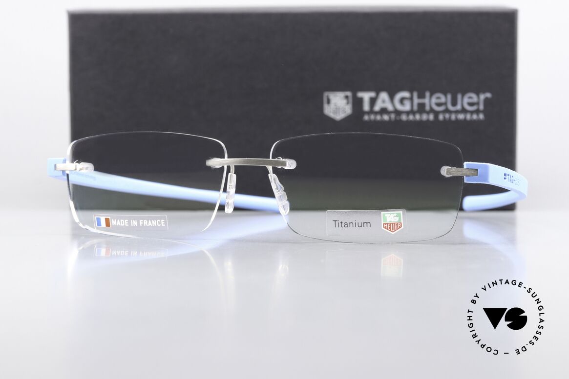 Tag Heuer 3942 Reflex Randlose Titanium Brille, sportlicher und luxuriöser Lifestyle für Männer, Passend für Herren