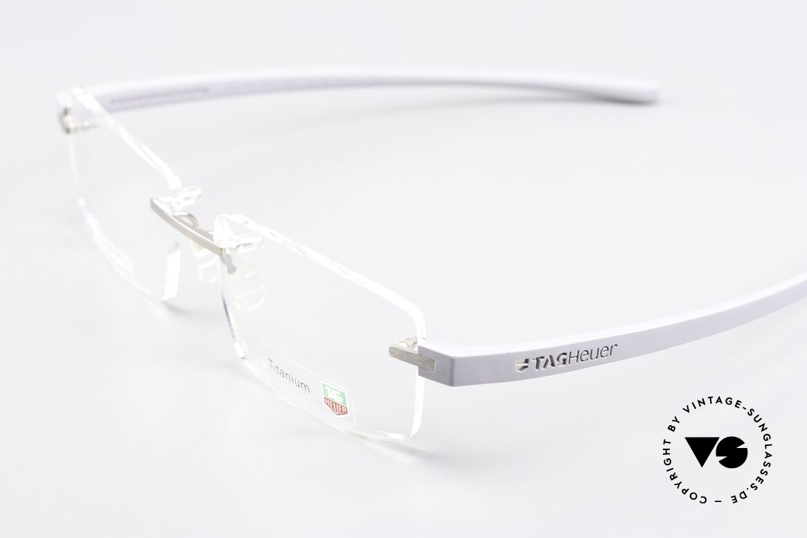 Tag Heuer 3941 Reflex Sportliche Brille Randlos, ungetragene vintage Rarität (made in FRANCE), Passend für Herren
