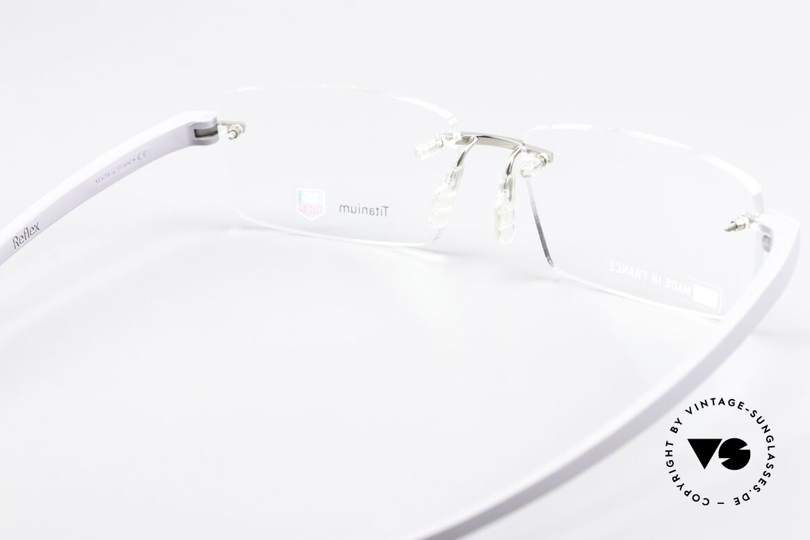 Tag Heuer 3941 Reflex Sportliche Brille Randlos, Größe: large, Passend für Herren