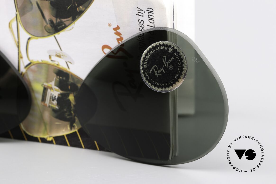 Ray Ban Aviator 58mm Lenses G15 B&L USA Sonnengläser, Mineralgläser mit der legendären "B&L"-Gravur, Passend für Herren und Damen