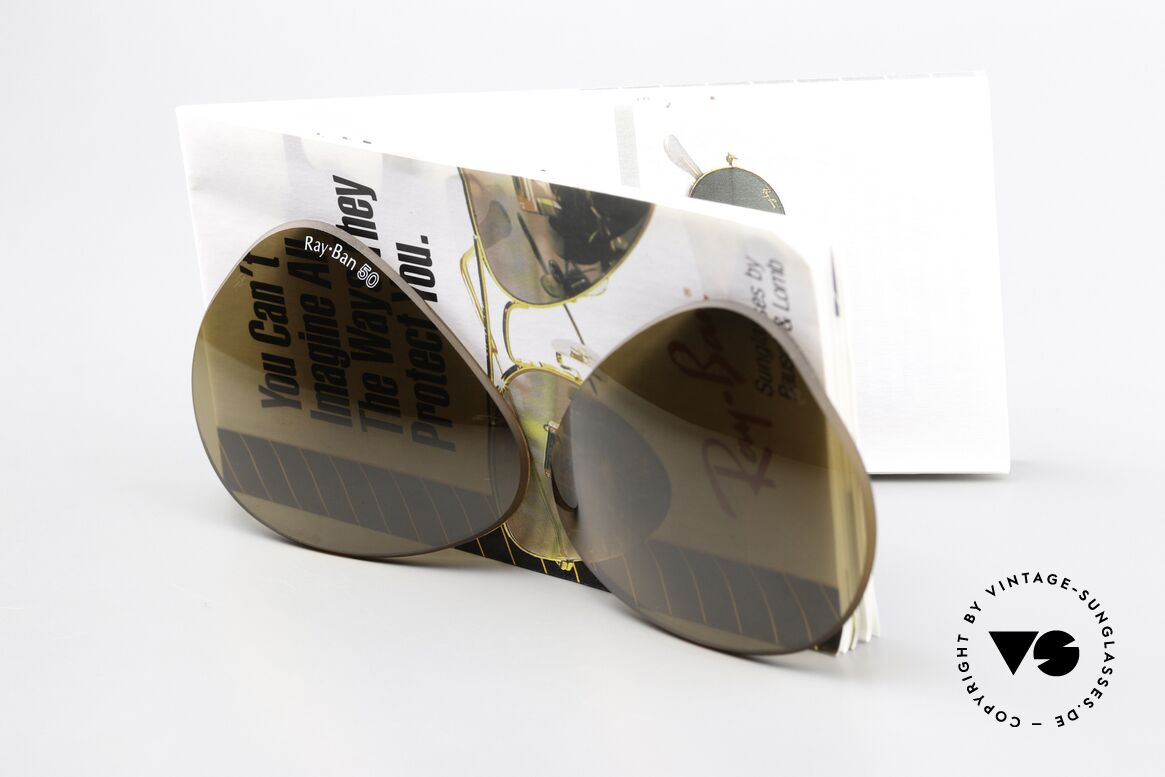 Ray Ban Aviator 58mm Lenses 58mm Lenses RB50 General, orig. Gläser für die alten 58er Ray-Ban Aviator, Passend für Herren und Damen