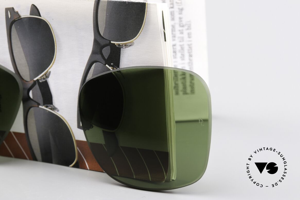 Ray Ban Wayfarer I Lenses B&L USA Sonnengläser RB3, RB3 Farbton (grasgrün) von Bausch&Lomb, USA, Passend für Herren und Damen