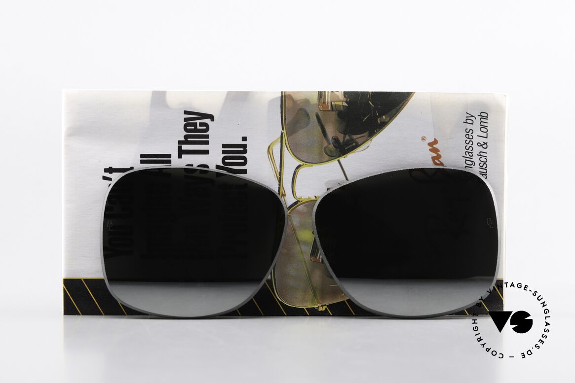 Ray Ban Wayfarer I Lenses B&L USA Silber Verspiegelt, Mineralgläser mit der legendären "B&L"-Gravur, Passend für Herren und Damen